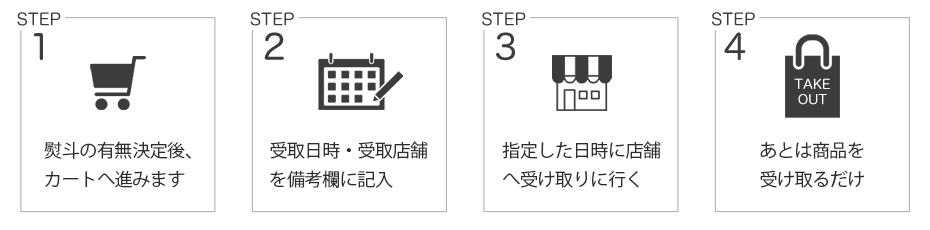 ネットで注文・店頭受け取りサービス